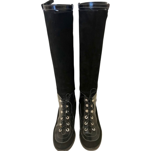 Givenchy vintage black suede riding boots with certificate of authentici… - Picture 5 of 16